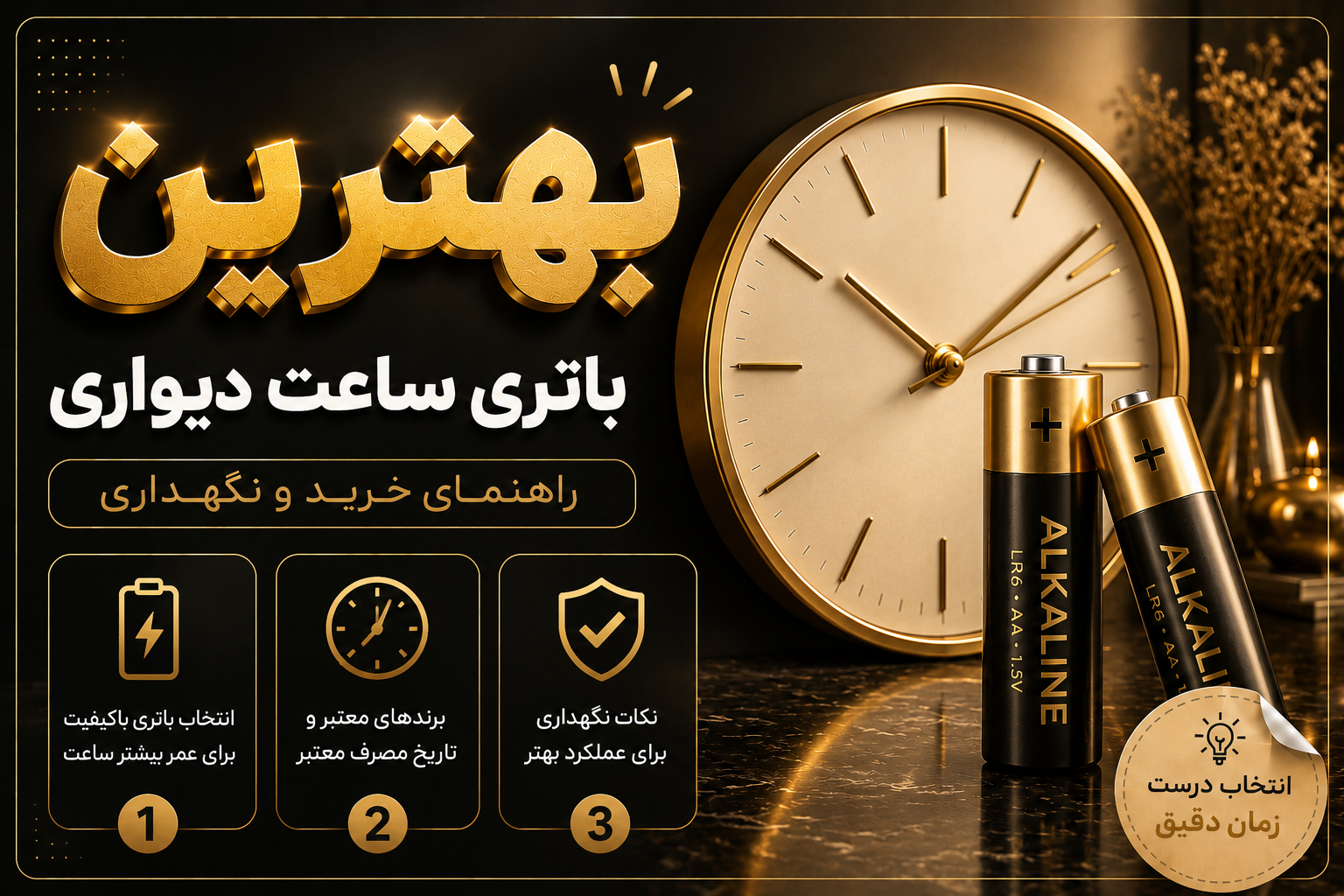 راهنمای خرید و نگهداری باتری قلمی