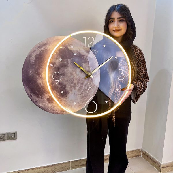 Moon lightning clocks