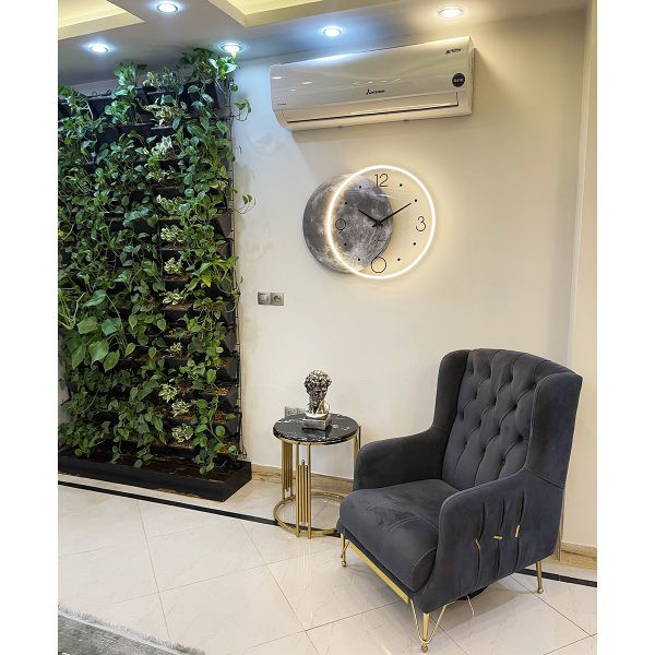 ساعت دیواری نوری ماه تابان (اصل)
